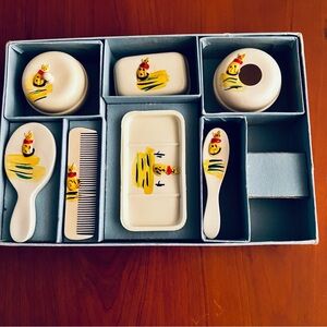 RARE VINTAGE BABY OR DOLL CELLULOID VANITY SET